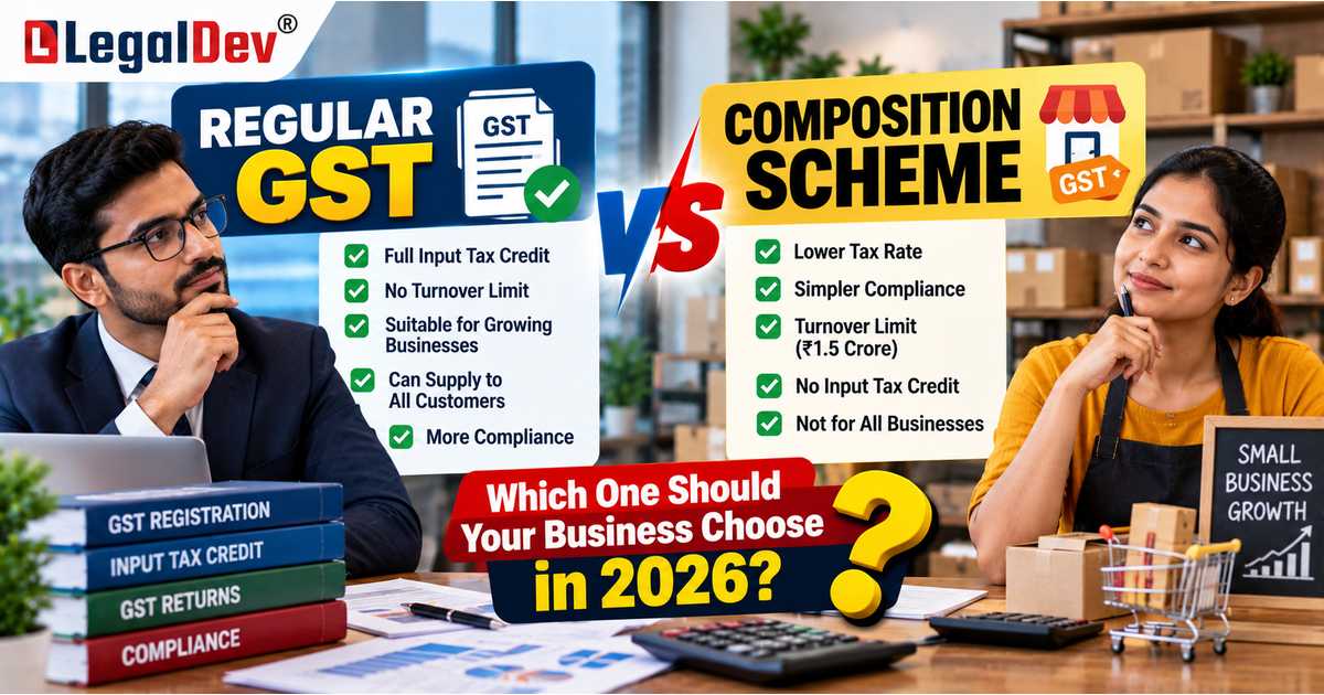 Regular GST vs Composition Scheme: Key Differences & Which to Choose (2026)